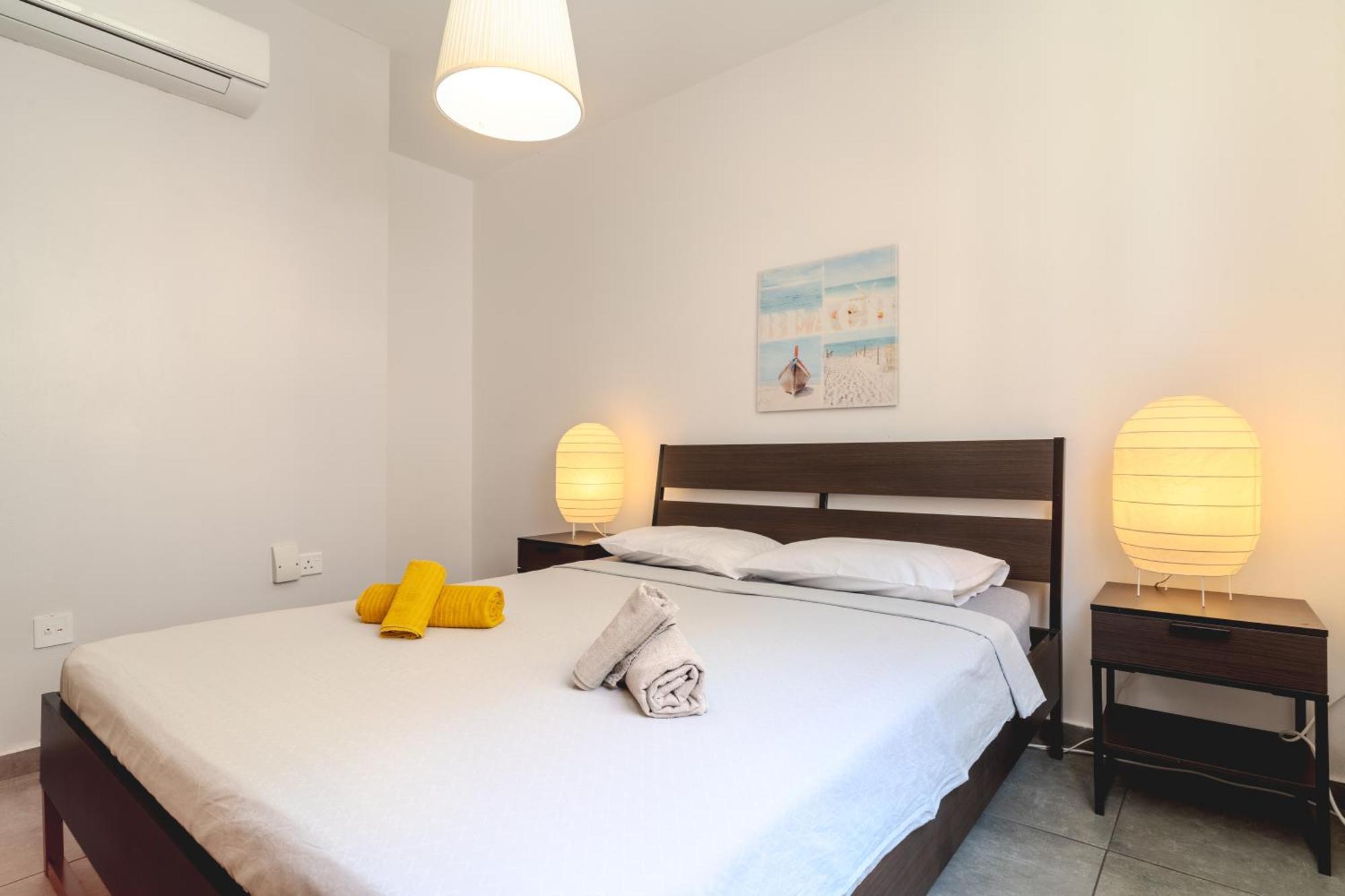 Apartament Kave Blue Mackenzie 1 Bdr Flat With Pool Larnaca Zewnętrze zdjęcie